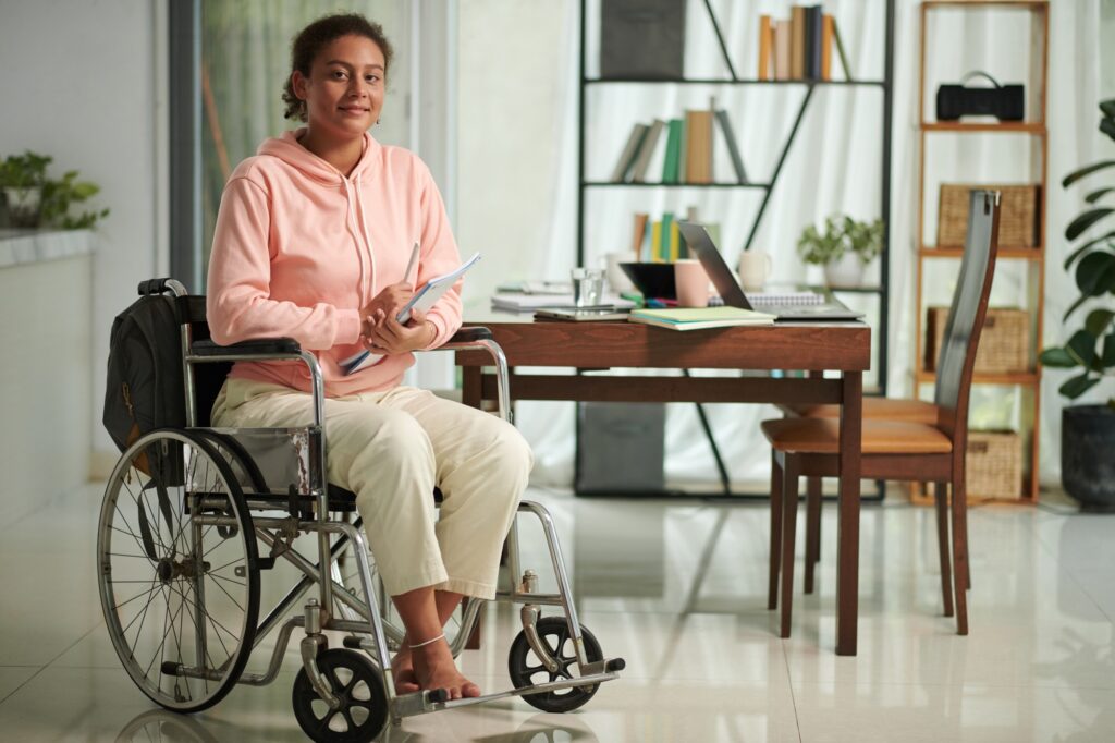 Teenage Girl with Disability